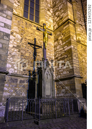 Cathedral of Saints Peter and Paul, Roman Catholic cathedral on the Petrov hill in Brno, Czech Republic 123435292