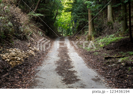 【六地蔵越】狭隘な県道の県境 【六地蔵越】狭隘な県道の県境 123436194