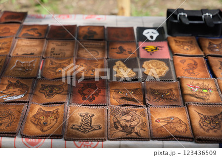 Explore Our Handcrafted Leather Patches, Featuring Intricate and Unique Designs for Everyone 123436509