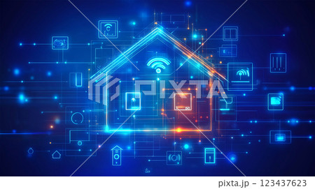 スマートホームの未来 – 家電とAIが融合するス 123437623