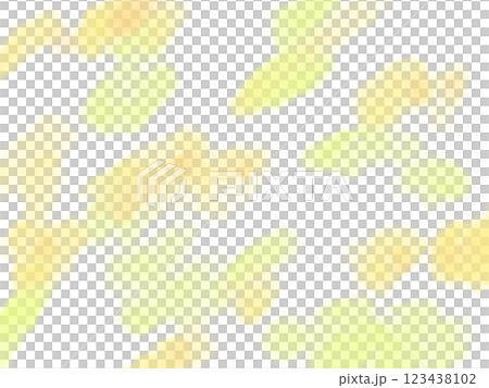 絵本のようなかわいい水彩で描くミモザの背景イラスト素材 123438102