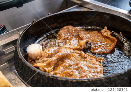 【#料理】すき焼き 【#料理】すき焼き 123438541