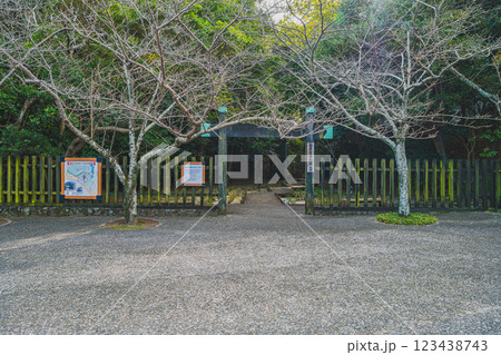 田原市にある田原城跡の風景(愛知県) 123438743