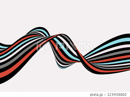 Optical art background color wave background, geometric design. Vector illustration of wave stripes wave abstract background. Optical art background color wave background, geometric design. Vector illustration of wave stripes wave abstract background. 123438802