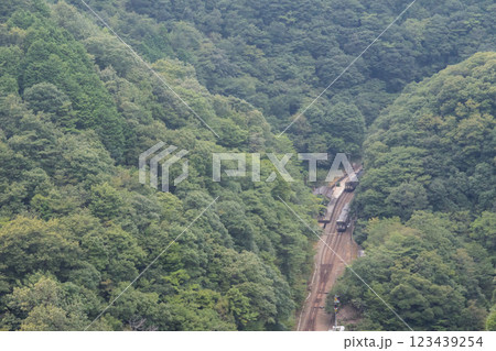 【土讃線】坪尻駅で行き違う普通列車 123439254