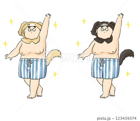 ダックスおじさん 123439374