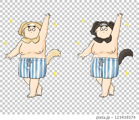 ダックスおじさん 123439374