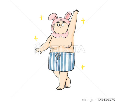 うさぎおじさん うさぎおじさん 123439375