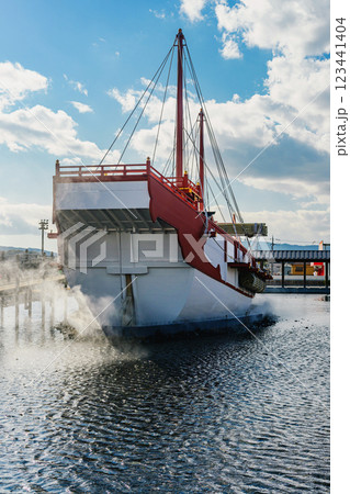 平城宮跡歴史公園  復原遣唐使船 123441404