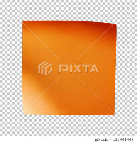 Vibrant Orange Sheet of Textured Paper 123441447