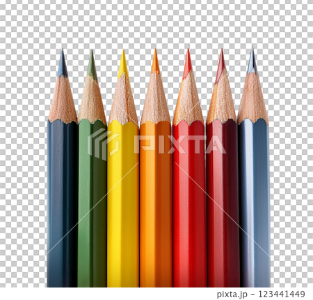 Vibrant Colored Pencils Set for Artistic Creativity 123441449