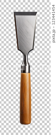 Heavy-duty wood Chisel with Sharp Steel Blade and Ergonomic Wooden Handle 123441454