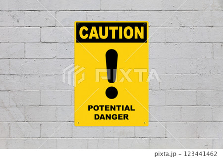 Caution - Potential danger 123441462