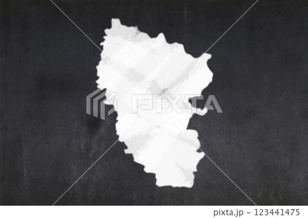 Map of Lugansk drawn on a blackboard Map of Lugansk drawn on a blackboard 123441475