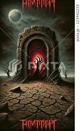 ホラーイラスト 123442258