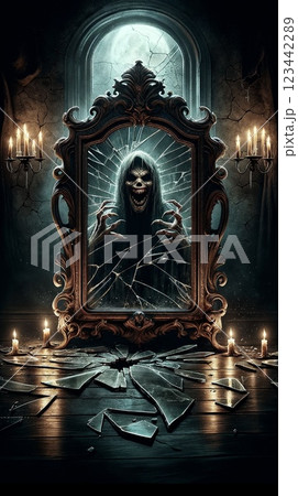 ホラーイラスト 123442289