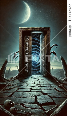 ホラーイラスト 123442527