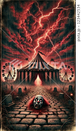 ホラーイラスト 123442534