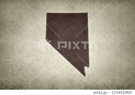 Map of Nevada on a paper Map of Nevada on a paper 123442969