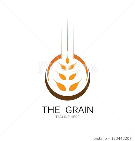 wheat Logo Template vector 123443207