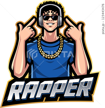 Rapper esport mascot 123443476