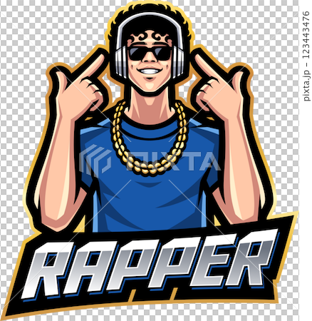 Rapper esport mascot Rapper esport mascot 123443476