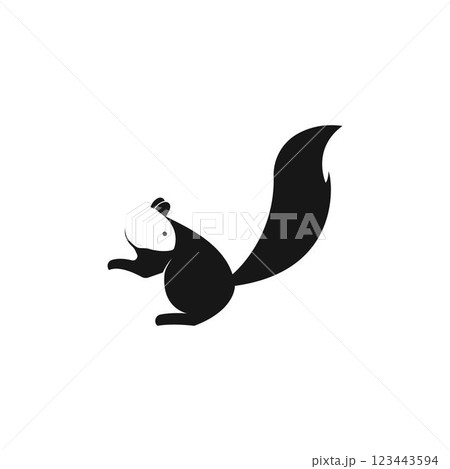 squirrel logo vector 123443594