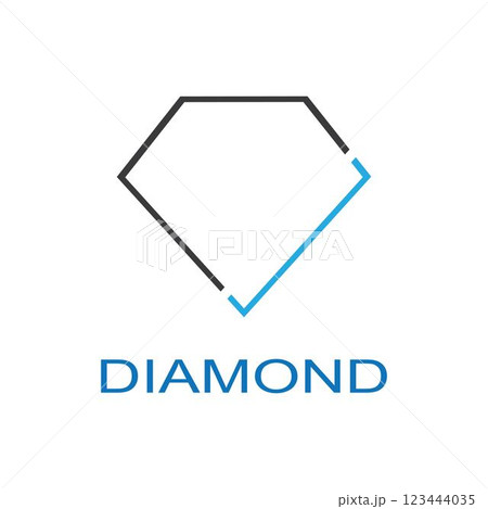 Diamond logo vector template Diamond logo vector template 123444035