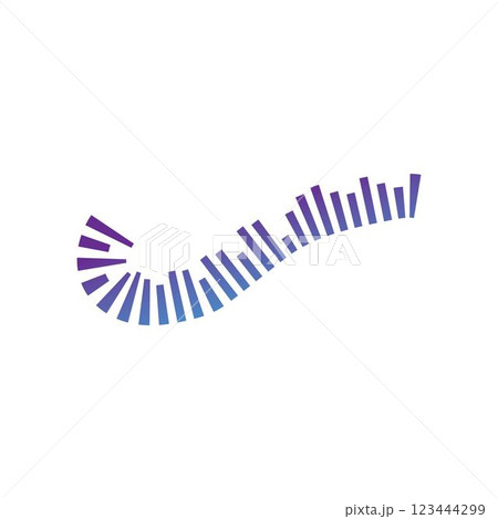 sound wave ilustration logo vector 123444299