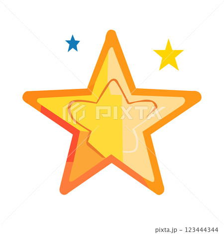 star 5 pointed yellow single on white star 5 pointed yellow single on white 123444344
