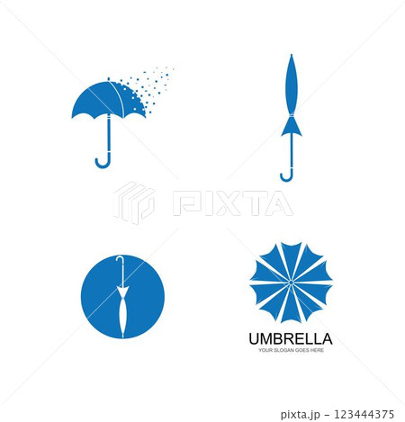 umbrella logo vector 123444375