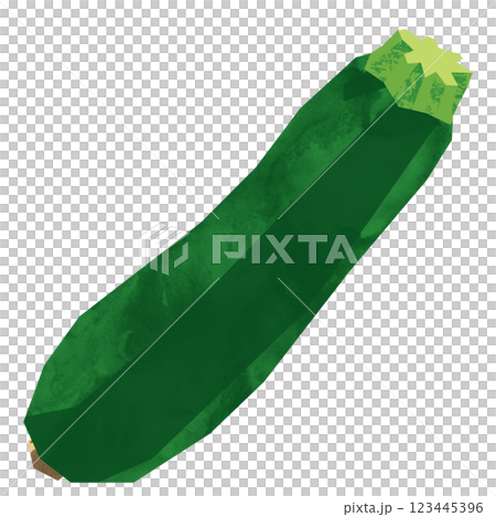 Cutout style zucchini 123445396