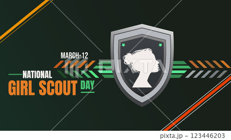 Adventure, Friendship, and Service, Happy National Girl Scout Day 123446203