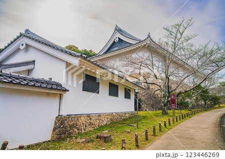 田原市にある田原城跡の風景(愛知県) 田原市にある田原城跡の風景(愛知県) 123446269