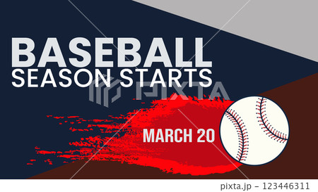 Opening Day Excitement, The Start of Baseball Season 123446311