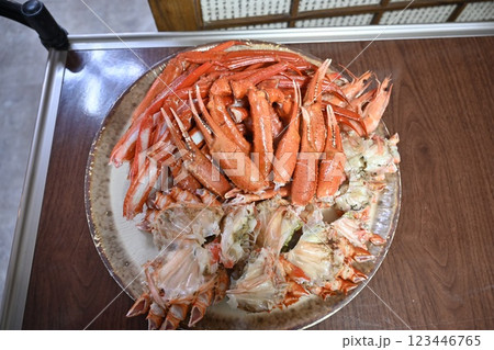 Korean seafood. red snow crab Korean seafood. red snow crab 123446765