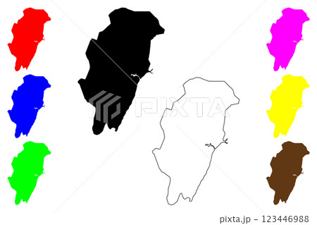 Bajos de Haina city (Dominican Republic, Hispaniola) map vector illustration, scribble sketch Bajos de Haina map Bajos de Haina city (Dominican Republic, Hispaniola) map vector illustration, scribble sketch Bajos de Haina map 123446988