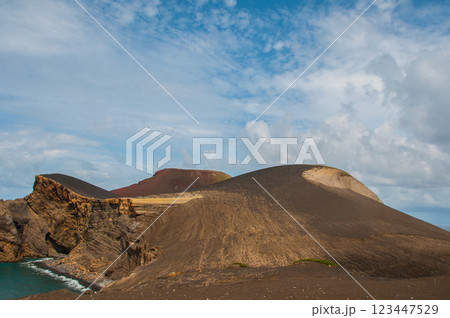 The Capelinhos volcano was born at sea, in the parish of Capelinhos, in Faial Island, Azores and its activity extended from September 1957 to October 1958 The Capelinhos volcano was born at sea, in the parish of Capelinhos, in Faial Island, Azores and its activity extended from September 1957 to October 1958 123447529