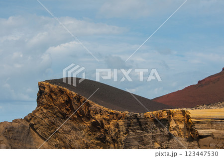 The Capelinhos volcano was born at sea, in the parish of Capelinhos, in Faial Island, Azores and its activity extended from September 1957 to October 1958 The Capelinhos volcano was born at sea, in the parish of Capelinhos, in Faial Island, Azores and its activity extended from September 1957 to October 1958 123447530
