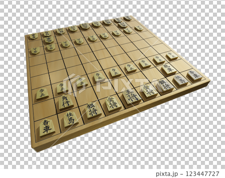 将棋(3DCG)透過素材 将棋(3DCG)透過素材 123447727