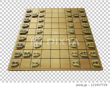 Shogi (3DCG) transparent material 123447729