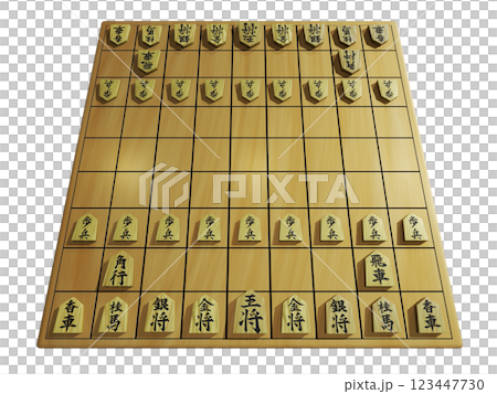 Shogi (3DCG) transparent material 123447730