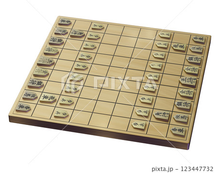 将棋（3DCG）透過素材 123447732
