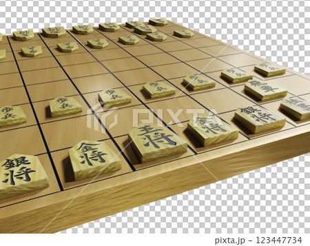 将棋（3DCG）透過素材 123447734