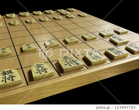 将棋（3DCG）黒バック 123447783