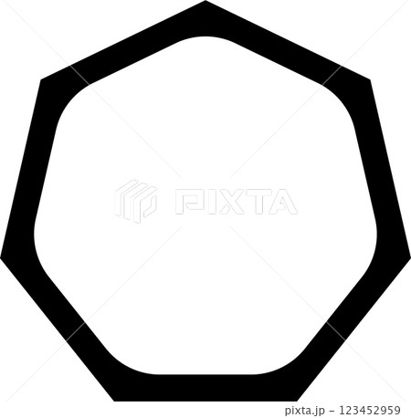 多角形内側角丸 123452959