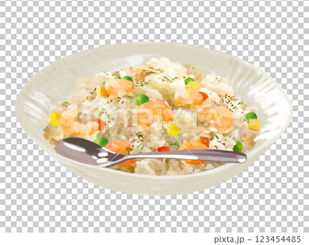 蝦仁抓飯（附湯匙） 123454485