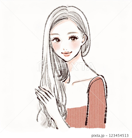 女性・女の子のイラスト素材 123454513