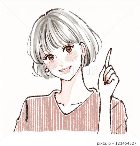 女性・女の子のイラスト素材 123454527
