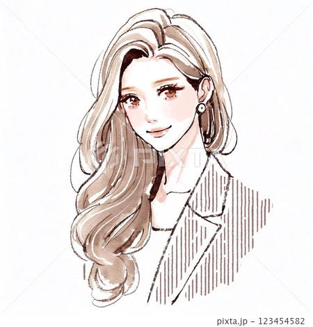 女性・女の子のイラスト素材 123454582